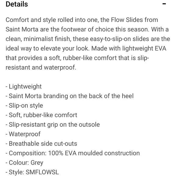 Saint Morta flow slides in grey - Picture 7 of 7